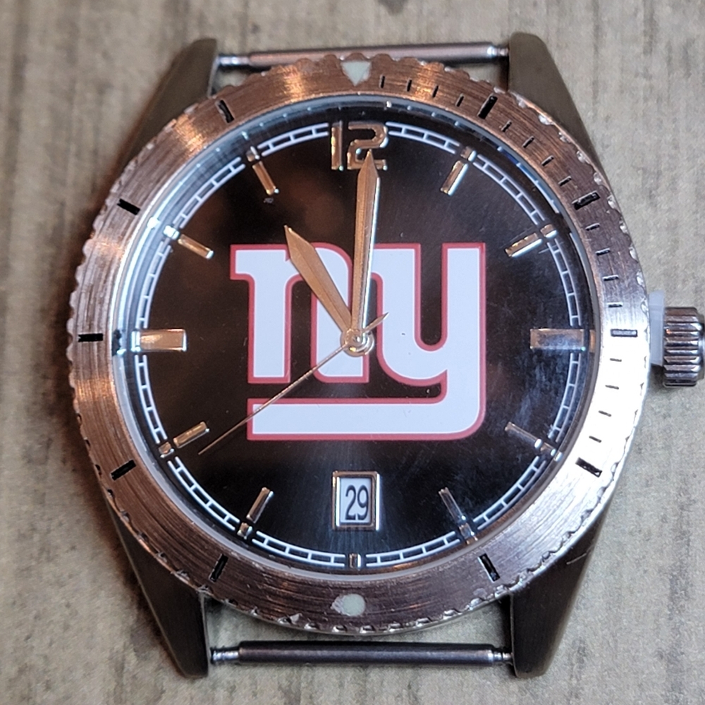 New York Giants Sparo Men's Watch Face With Date NO BAND